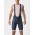 COMPETIZIONE KIT Trägerhose kurz blau/weiß-silber