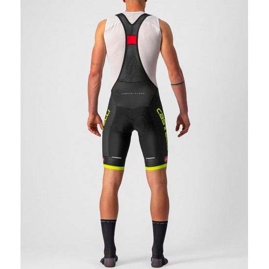 COMPETIZIONE KIT Trägerhose kurz schwarz/neon-gelbgrün (black/electric lime) COMPETIZIONE KIT Trägerhose kurz schwarz/neon-gelbgrün (black/electric lime)