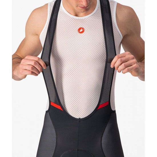 COMPETIZIONE KIT Trägerhose kurz schwarz/rot COMPETIZIONE KIT Trägerhose kurz schwarz/rot