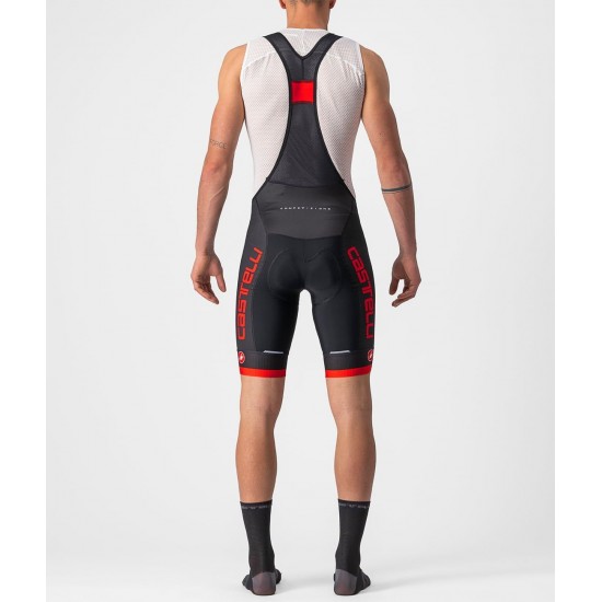 COMPETIZIONE KIT Trägerhose kurz schwarz/rot COMPETIZIONE KIT Trägerhose kurz schwarz/rot