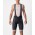 COMPETIZIONE KIT Trägerhose kurz schwarz/silber-grau