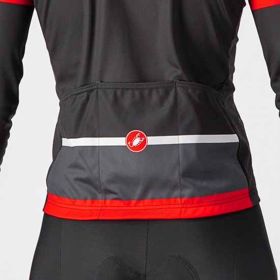 PASSISTA Radtrikot langarm schwarz/dunkelgrau PASSISTA Radtrikot langarm schwarz/dunkelgrau