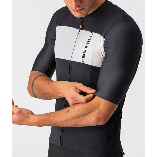 PROLOGO 7 Radtrikot kurzarm schwarz/weiß PROLOGO 7 Radtrikot kurzarm schwarz/weiß