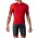 ENTRATA VI+COMPETIZIONE KIT Radsport-Set (Kurzarmtrikot+Trägerhose) rot/schwarz