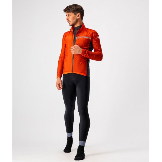 SQUADRA STRETCH JACKET-Fahrrad Windjacke orange-rot SQUADRA STRETCH JACKET-Fahrrad Windjacke orange-rot