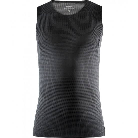 NANOWEIGHT Funktionsshirt ärmellos schwarz