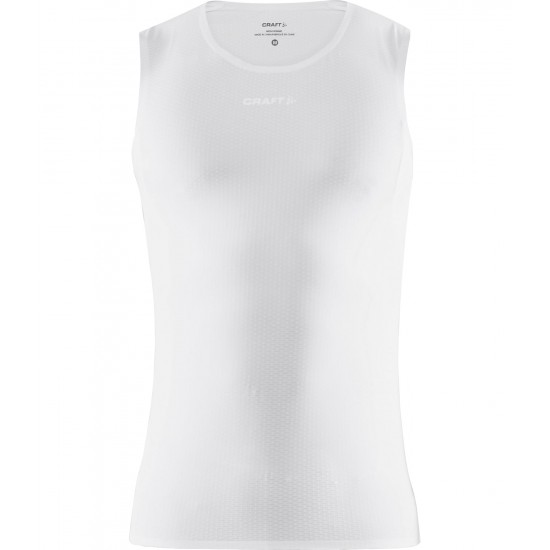 NANOWEIGHT Funktionsshirt ärmellos weiß