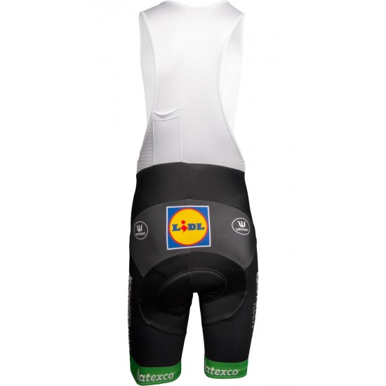 Deceuninck-Quick-Step 2019 Tour de France Edition Trägerhose grün-Radsport-Profi-Team Deceuninck-Quick-Step 2019 Tour de France Edition Trägerhose grün-Radsport-Profi-Team