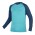 SINGLETRACK Radtrikot langarm MTB/Freeride blau