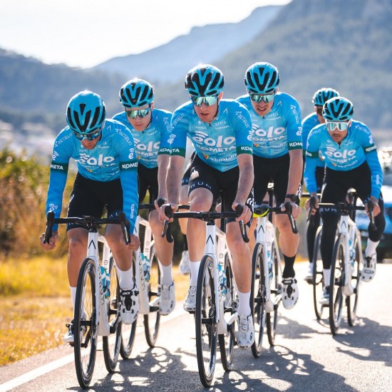 Eolo-Kometa Cycling Team 2023 Set (Radtrikot+Trägerhose)-Radsport-Profi-Team Eolo-Kometa Cycling Team 2023 Set (Radtrikot+Trägerhose)-Radsport-Profi-Team