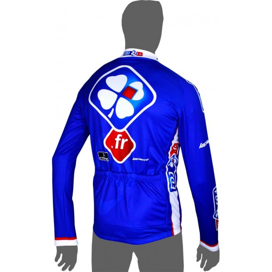 FRANCAISE DES JEUX (FDJ.fr) 2014 Langarmtrikot Radsport-Profi-Team FRANCAISE DES JEUX (FDJ.fr) 2014 Langarmtrikot Radsport-Profi-Team
