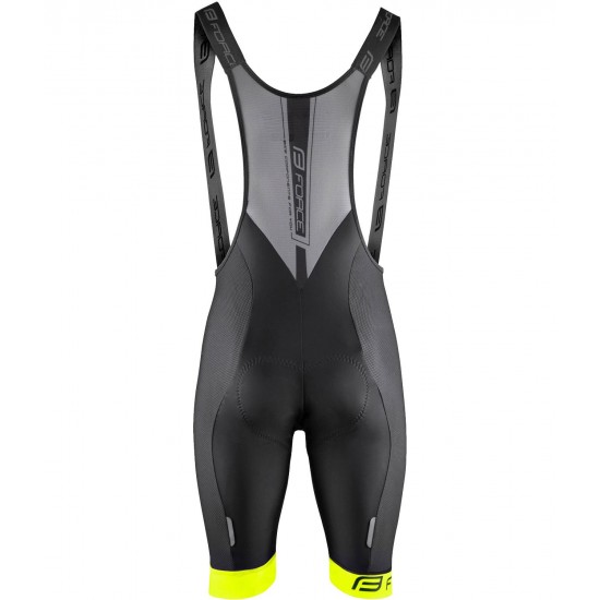 FASHION Radsport-Set (Radtrikot langer RV+Trägerhose) neongelb/schwarz FASHION Radsport-Set (Radtrikot langer RV+Trägerhose) neongelb/schwarz