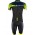 DASH Radsport-Set (Radtrikot+Trägerhose) schwarz/neongelb