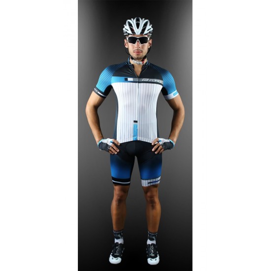 DASH Radtrikot kurzarm blau/weiß DASH Radtrikot kurzarm blau/weiß