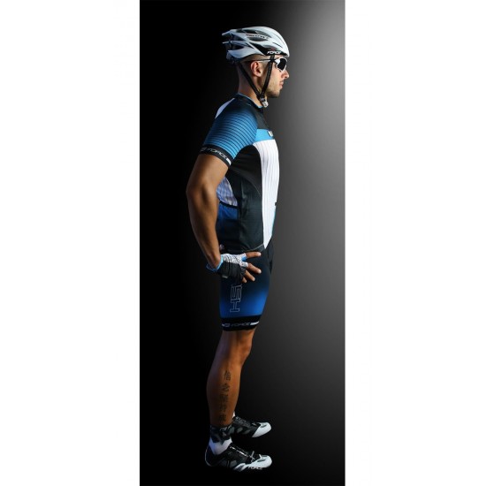 DASH Radtrikot kurzarm blau/weiß DASH Radtrikot kurzarm blau/weiß