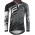 DOWNHILL Radtrikot langarm MTB/Freeride schwarz/weiß