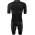 FASHION Radsport-Set (Radtrikot langer RV+Trägerhose) schwarz