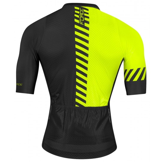 FASHION Radsport-Set (Radtrikot langer RV+Trägerhose) neongelb/schwarz FASHION Radsport-Set (Radtrikot langer RV+Trägerhose) neongelb/schwarz