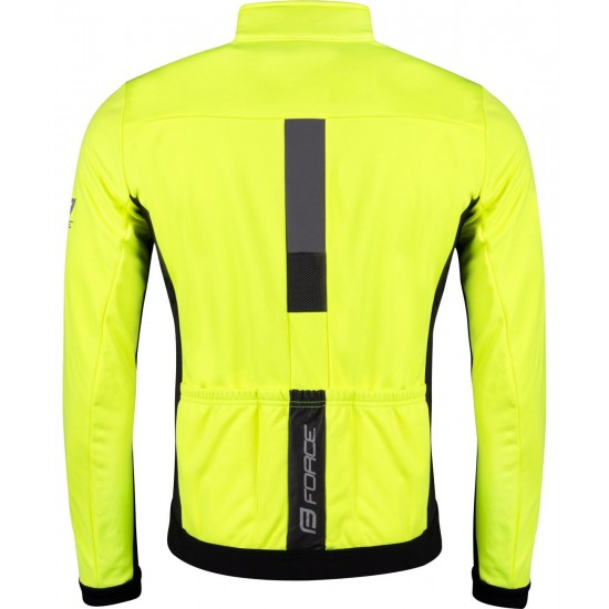 FROST Softshell Fahrradjacke neongelb FROST Softshell Fahrradjacke neongelb