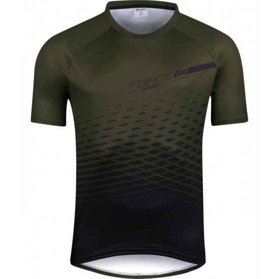 MTB ANGLE Radtrikot kurzarm grün