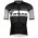 RETRO Radtrikot kurzarm schwarz