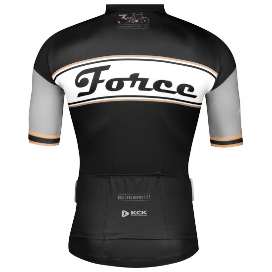 RETRO Radtrikot kurzarm schwarz RETRO Radtrikot kurzarm schwarz