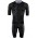 TEAM PRO Radsport-Set (Radtrikot langer RV+Trägerhose) schwarz