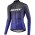 RACE DAY Radtrikot langarm schwarz/blau
