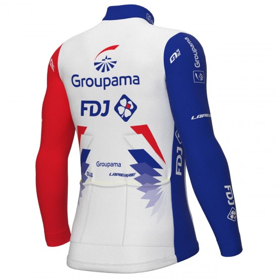 GROUPAMA-FDJ 2022 Radtrikot langarm-ALE Radsport-Profi-Team GROUPAMA-FDJ 2022 Radtrikot langarm-ALE Radsport-Profi-Team