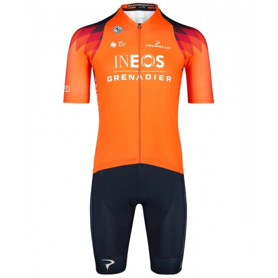 INEOS GRENADIERS 2023 training edition Set (ICON Radtrikot+ICON Trägerhose)-Radsport-Profi-Team INEOS GRENADIERS 2023 training edition Set (ICON Radtrikot+ICON Trägerhose)-Radsport-Profi-Team