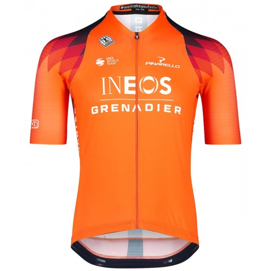 INEOS GRENADIERS 2023 training edition ICON Radtrikot kurzarm (langer RV)-Radsport-Profi-Team INEOS GRENADIERS 2023 training edition ICON Radtrikot kurzarm (langer RV)-Radsport-Profi-Team