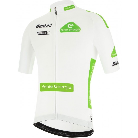 La Vuelta 2021 MAGLIA BLANCO (weiß) Radtrikot kurzarm La Vuelta 2021 MAGLIA BLANCO (weiß) Radtrikot kurzarm