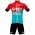 Lotto Dstny 2023 Radsport-Set (Kurzarmtrikot+Trägerhose)-Radsport-Profi-Team