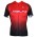 BORGO C Radtrikot kurzarm rot/schwarz