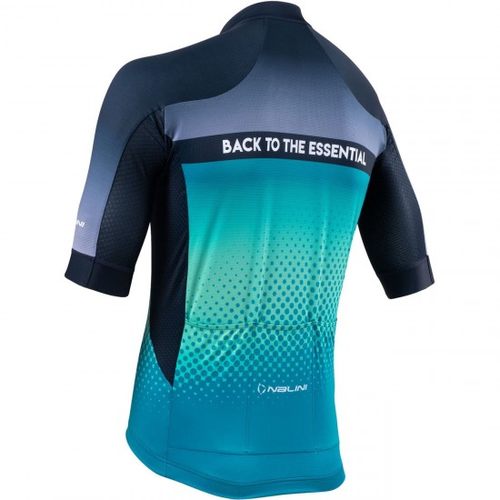 Denver Jersey Radtrikot kurzarm blau/türkis Denver Jersey Radtrikot kurzarm blau/türkis