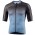 Ergo Fit Jersey Radtrikot kurzarm grau/blau