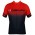 Horizon Jersey Radtrikot kurzarm schwarz/rot