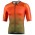 New Ergo Fit Radtrikot kurzarm orange/grün