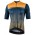 New Respect Radtrikot kurzarm blau/gelborange