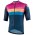 New Speed Radtrikot kurzarm blau/orange/magenta