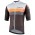 New Speed Radtrikot kurzarm grau/orange/weiß