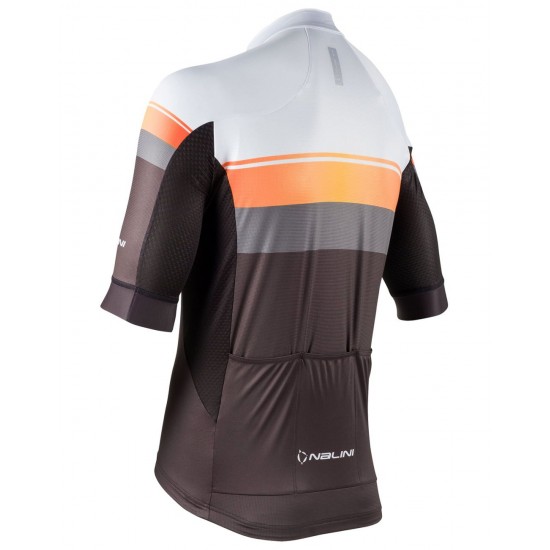 New Speed Radtrikot kurzarm grau/orange/weiß New Speed Radtrikot kurzarm grau/orange/weiß