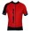 Übergröße Pace Jersey Radtrikot kurzarm rot/schwarz
