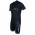 Radsport-Set (Radtrikot Pulse Jersey+Trägerhose Fireball) schwarz