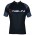 Rugby Jersey Radtrikot kurzarm schwarz/anthrazit
