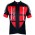 STEEL JERSEY Radtrikot kurzarm schwarz/rot