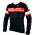 Übergröße TAROLONG Radtrikot langarm schwarz/rot