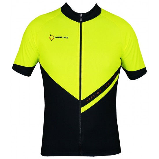 VENDETTA Radtrikot kurzarm schwarz/neongelb VENDETTA Radtrikot kurzarm schwarz/neongelb