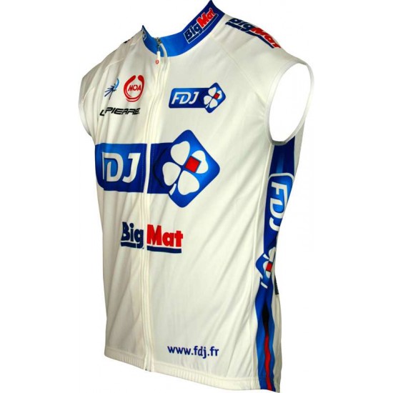 Wind-Weste FRANCAISE DES JEUX (FDJ)-BIG MAT 2012 Radsport-Profi-Team Wind-Weste FRANCAISE DES JEUX (FDJ)-BIG MAT 2012 Radsport-Profi-Team