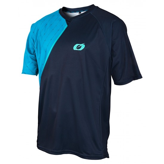 PIN IT Radtrikot kurzarm MTB/Freeride dark blue/teal